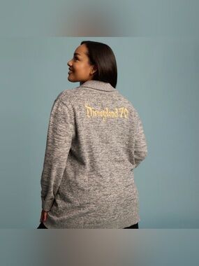 Our Universe Disneyland Vault Collection 70th celebration knit cardigan